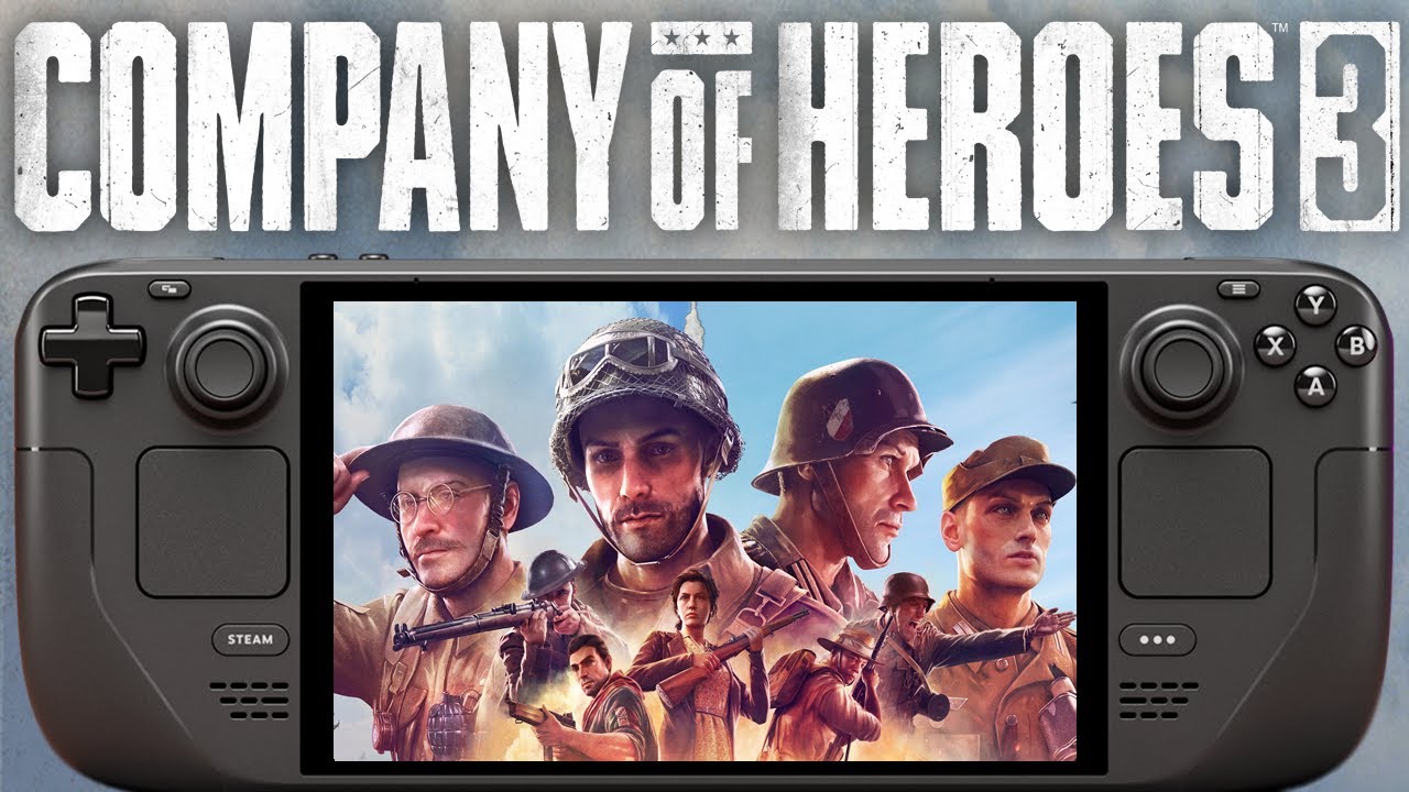 Company of Heroes 3 Steam Deck Performance Tested - Handheld RTS Gameplay
