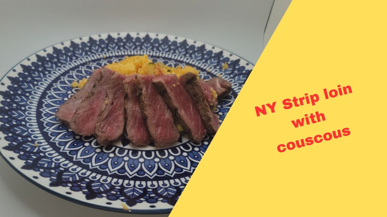 Escape Ordinary Lunches: Try Roasted Vegetable Couscous & Grilled NY Strip Loin Steak