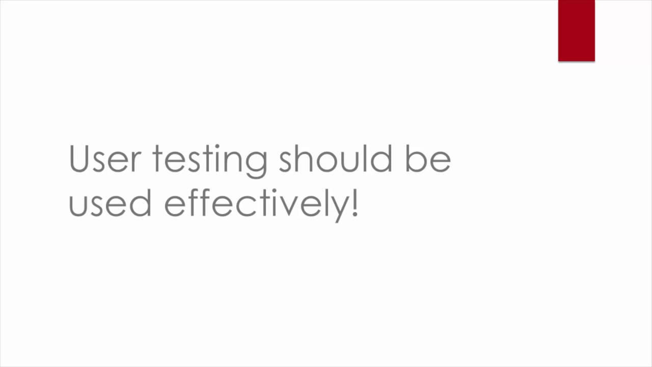 Involving users in accessibility testing