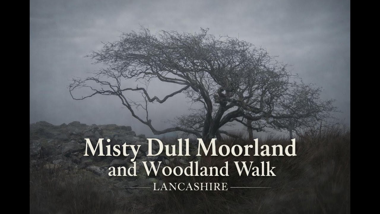 Misty Dull Moorland and woodland Walk