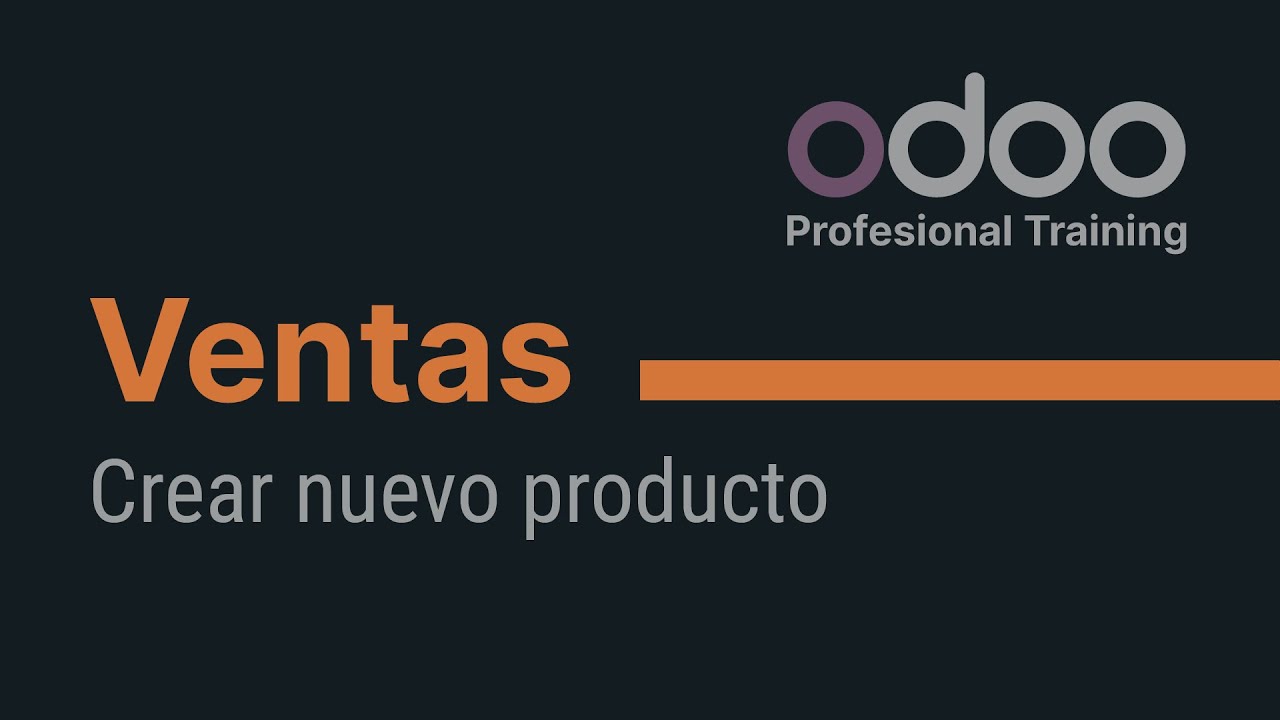 Ventas Odoo - Crear nuevo producto desde ventas