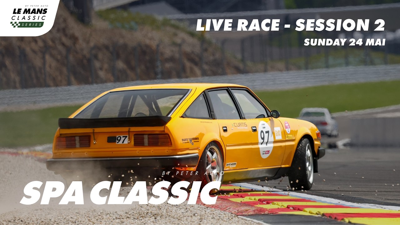 Live Race 2 Le Mans Classic Series - Round 2 Spa -  GT3, Endurance & 60s legends on track