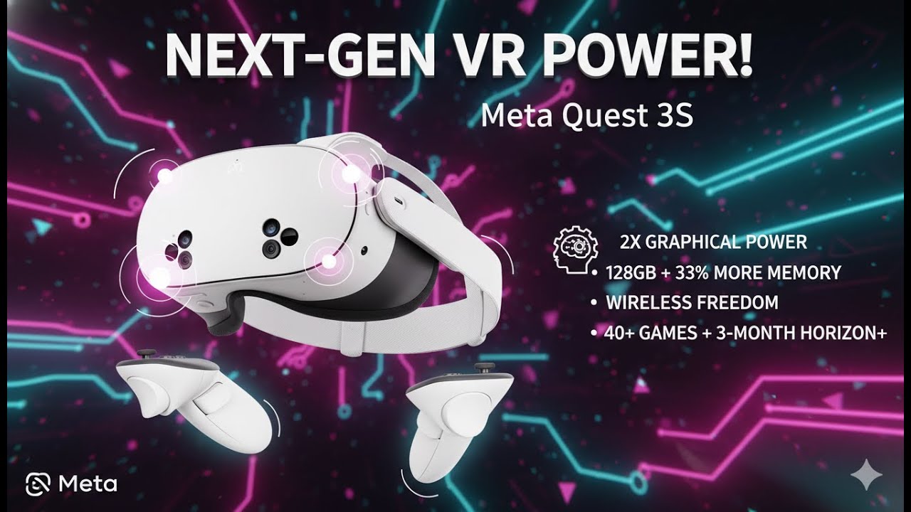 Meta Quest 3S Review – 2X Power, Wireless VR & 40+ Games Included