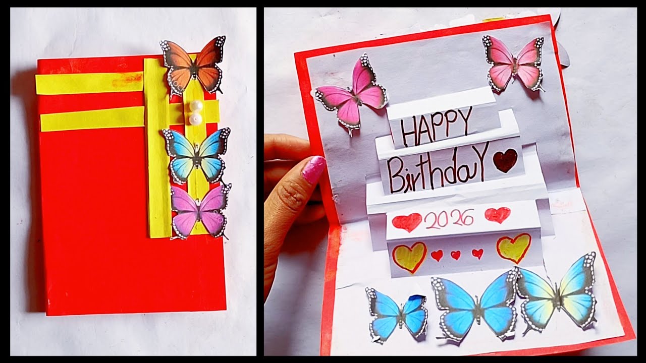 White Paper Birthday Gift Ideas/ Birthday Card DIY/ Handmade Birthday Card Ideas/ Easy Birthday Gift