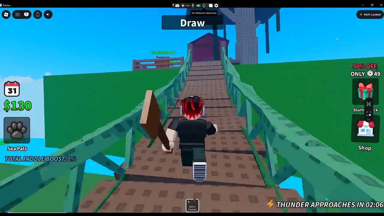 Playing This Raft Game...