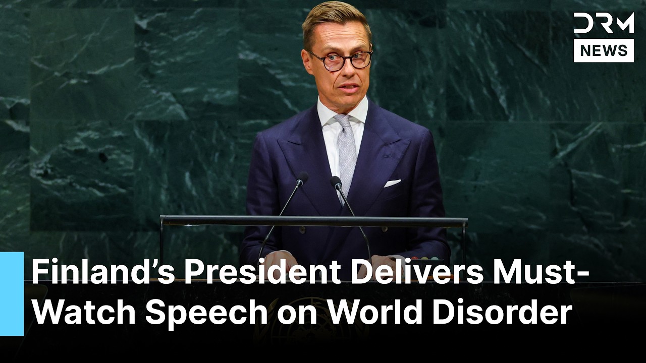Finland&rsquo;s President Delivers Must-Watch UN Lecture to Understand Today&rsquo;s World Disorder | AC1G
