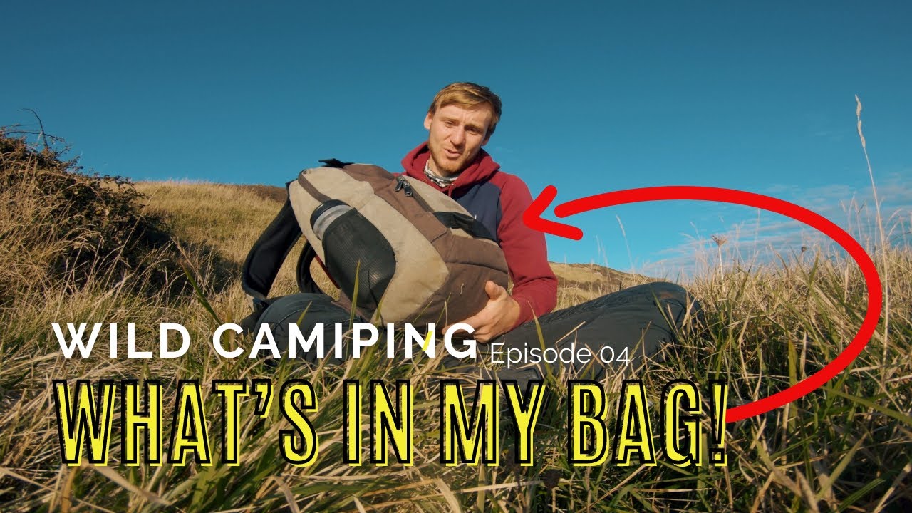 Overnight solo wild camping on the jurassic coast