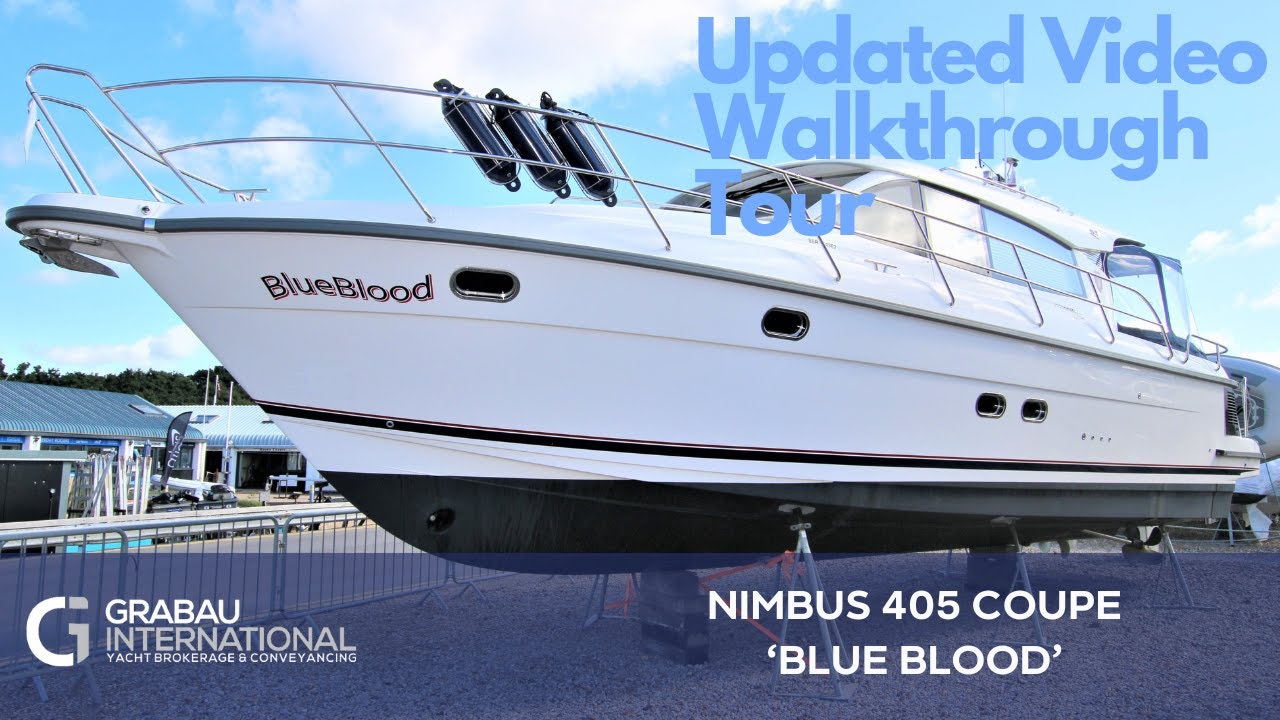 [NOW SOLD] 2021 Nimbus 405 Coupe 'BLUE BLOOD' | Motor Yacht for sale with Grabau International