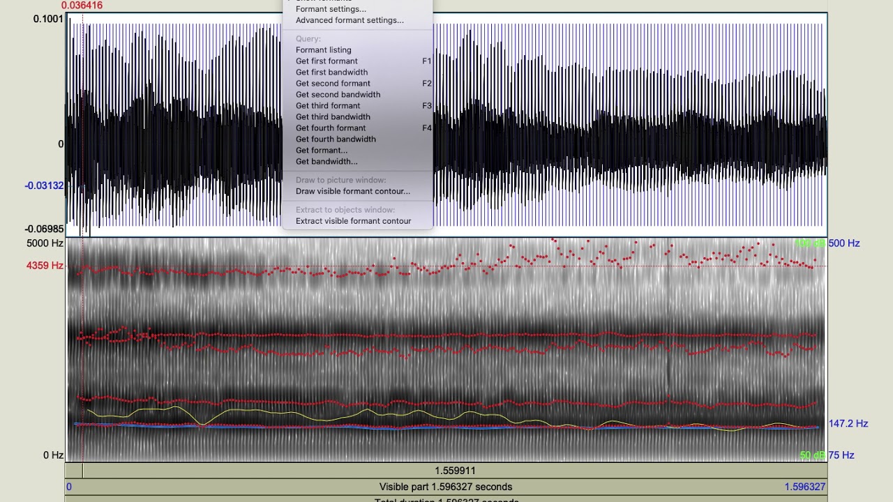 ANALISIS ACUSTICO CON PRAAT 1
