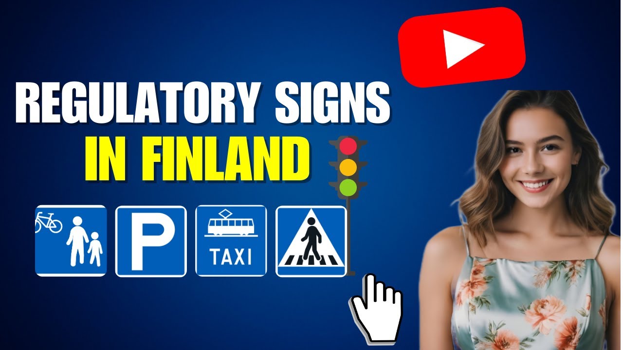 Learn Finnish : Regulatory Traffic Signs in Finland | Sääntömerkit