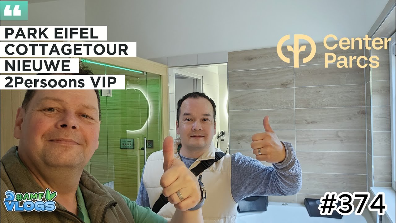 NIEUW! OP PARK EIFEL | CENTERPARCS | EEN HELE NIEUWE 2-PERSOONS VIP COTTAGE NR. 41 #centerparcsvlog