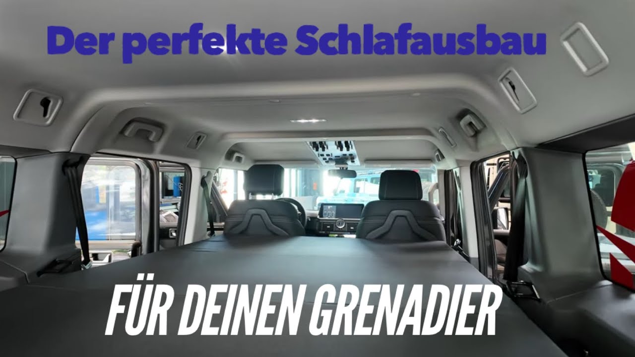 Exklusiv nur bei uns: der Schlafausbau von Sleepn4x4 für den Ineos Grenadier