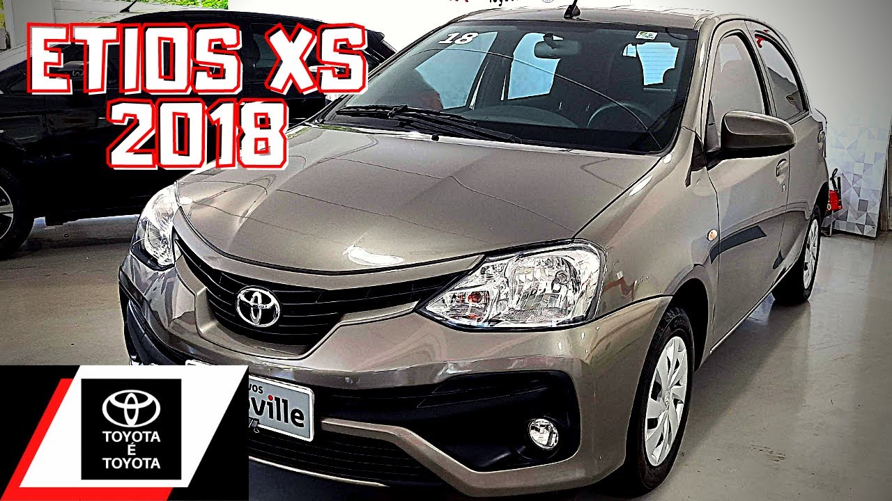 ETIOS 2018 | TOYOTA ETIOS XS 2018 1.5 HATCH SEMINOVO DETALHES DO INTERIOR E EXTERIOR
