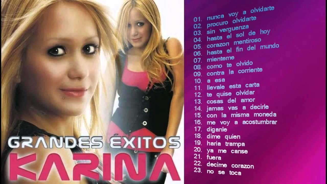 Karina   Grandes Exitos Enganchados