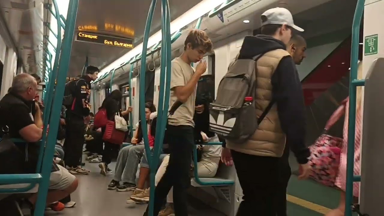 Riding sofia m3 metro