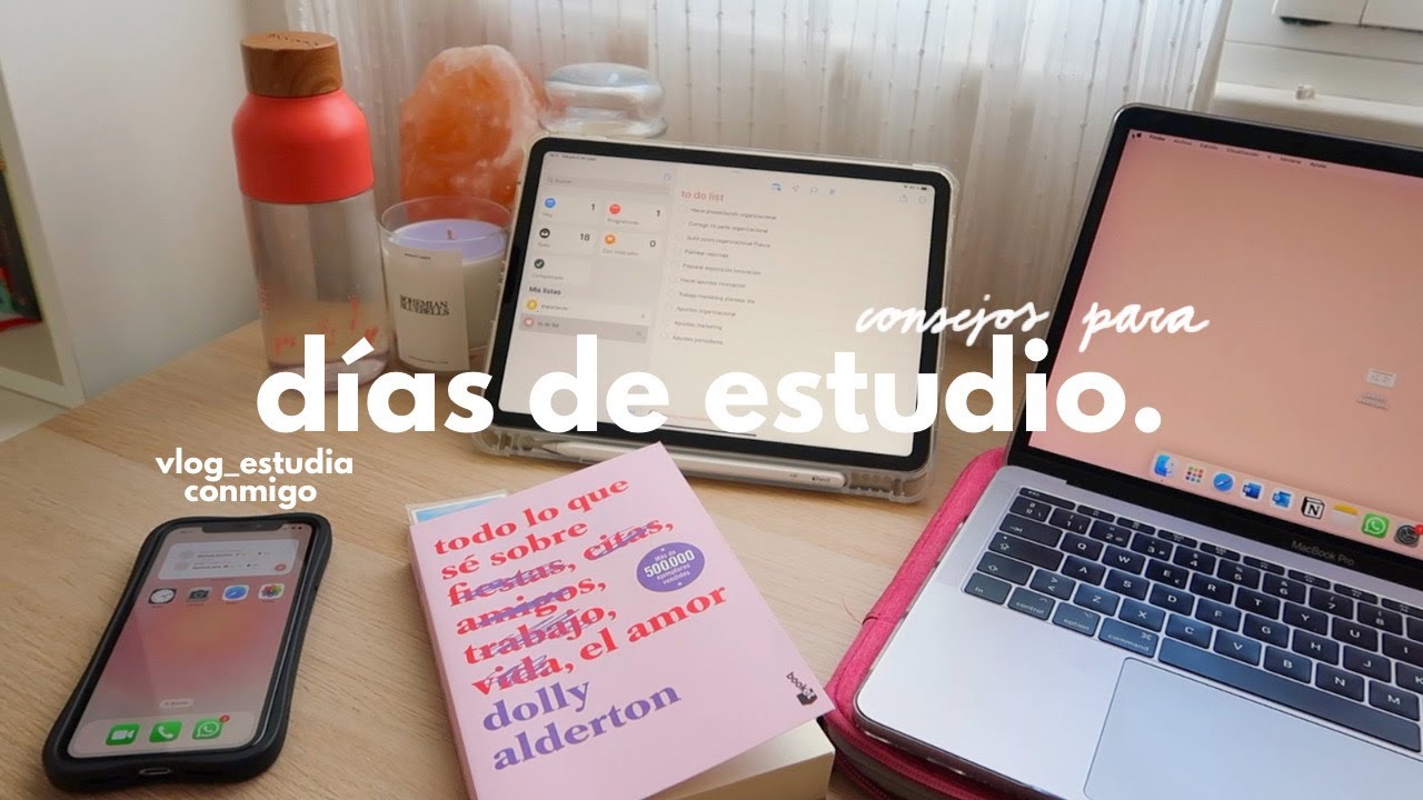 consejos para d&iacute;as de estudio | vlog