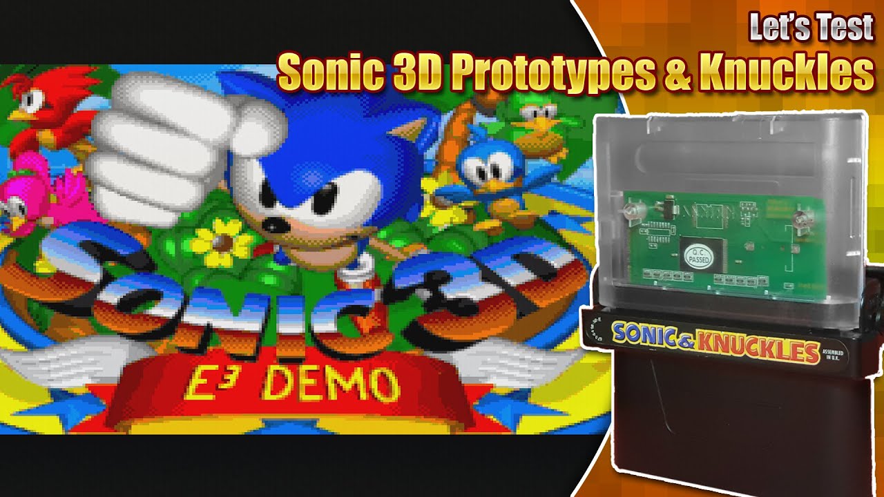 Sonic 3D Prototypes & Knuckles - Not a blast...