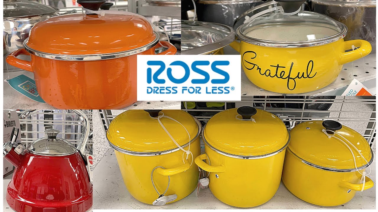 ROSS DRESS FOR LESS KITCHENWARE COOKWARE POTS & PANS HOME KITCHEN DISCOUNT STORE SHOP WITH ME