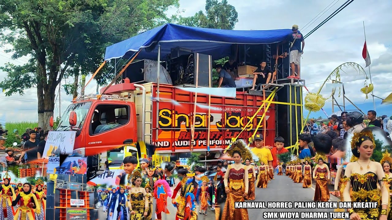 KARNAVAL PALING KEREN DAN KREATIF SMK WIDYA DHARMA TUREN  SOUND SYSTEM FULL HORREG