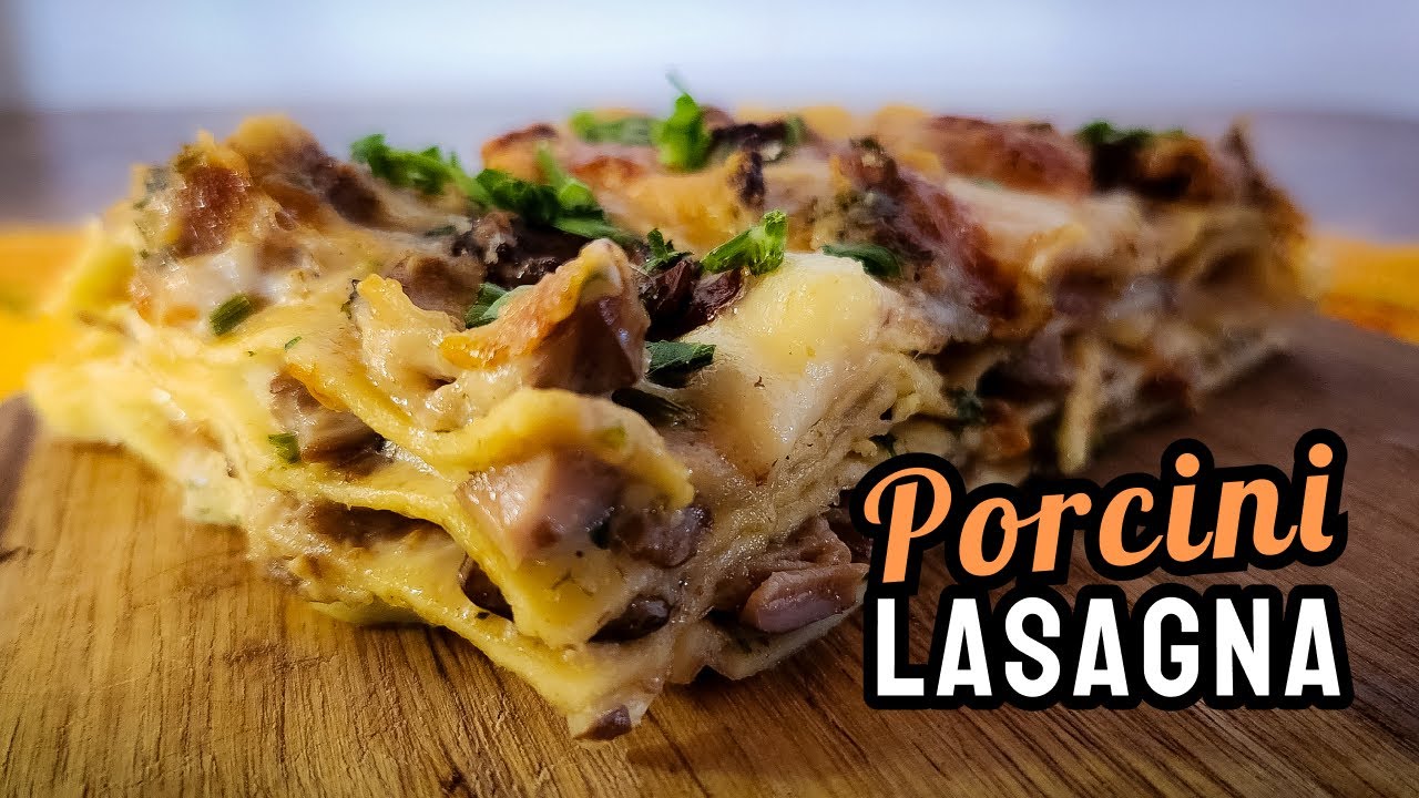 An Epic Mushroom Lasagna - Gourmet Delight! | White Lasagna