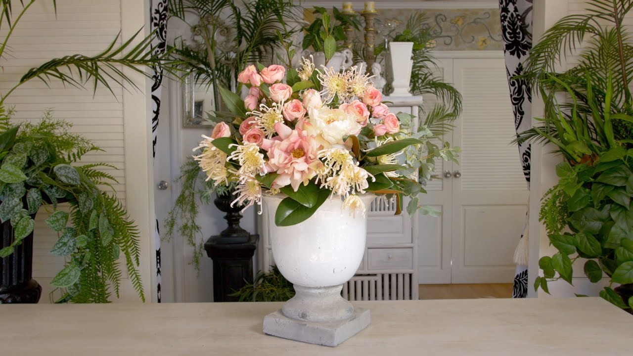 High Summer Romance Floristry Design: pinks, whites and greens