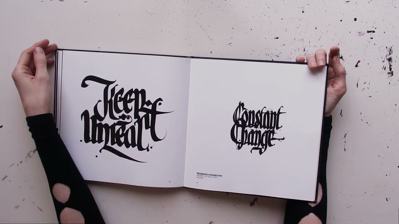 calligraffiti: the graphic art of SHOE (book flip through)