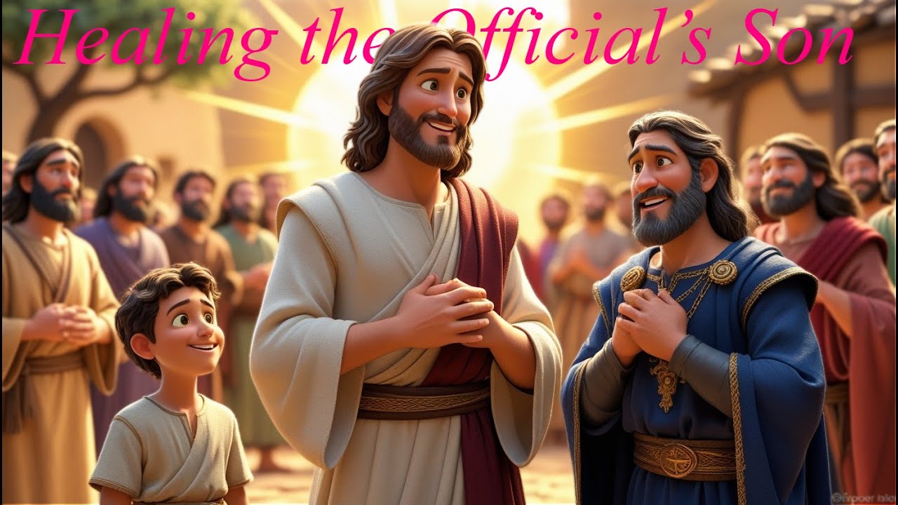 Jesus Heals the Official’s Son | A Powerful Animated Bible Story.
