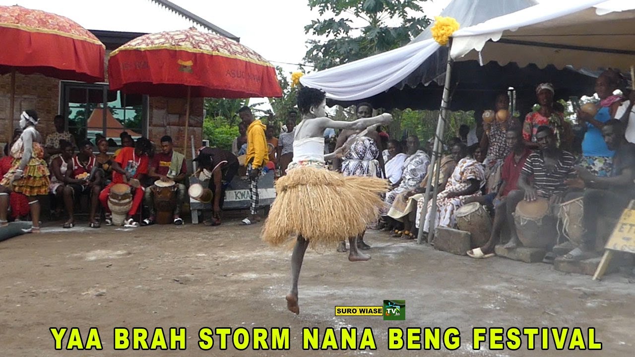 Yaa Brah Storm Nana Beng Annual Festival | Powerful gods that appeared at the Festival SuroWiase