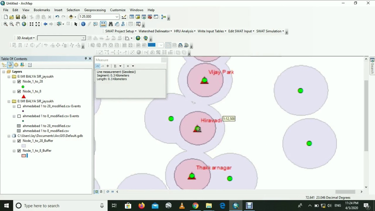 Buffer ArcGIS  - ArcGIS Buffer Analysis