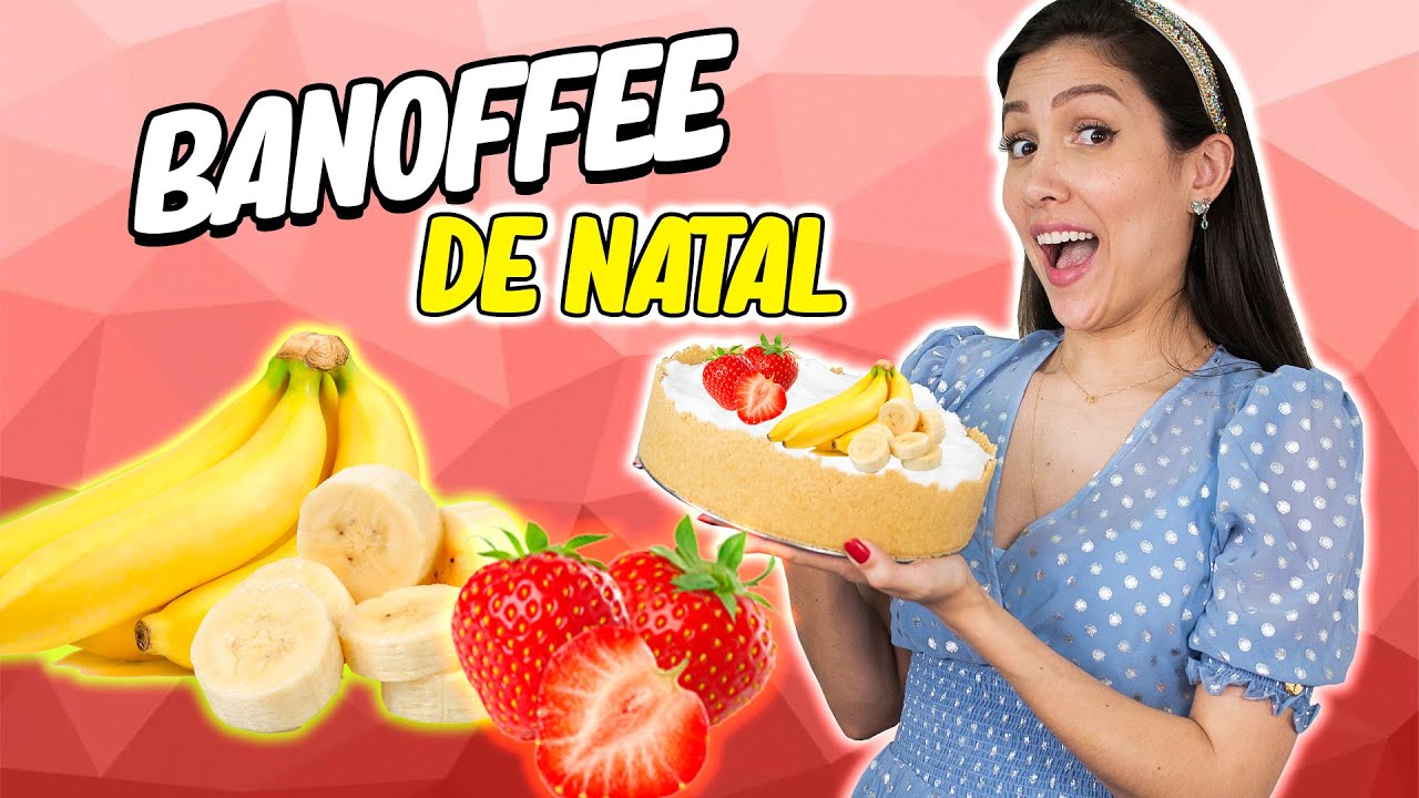 RECEITA de SOBREMESA FÁCIL BANOFFE de BANANA e MORANGO l COOLZINHANDO