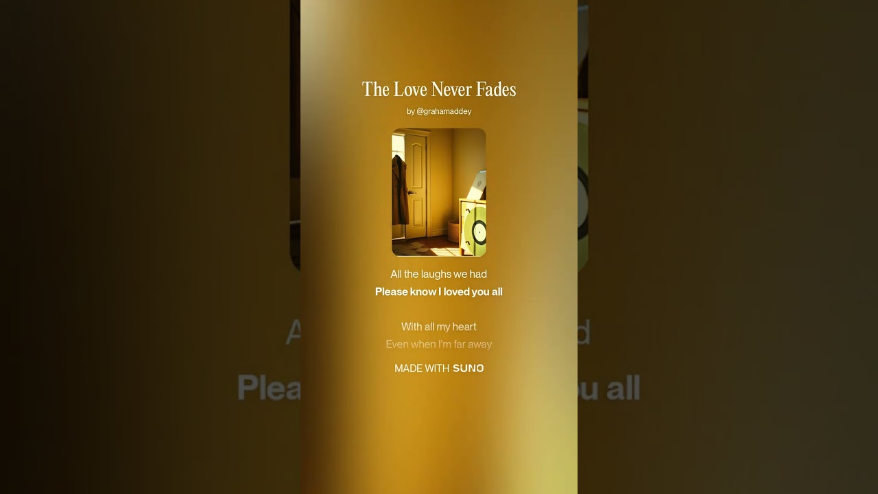 The Love Never Fades1