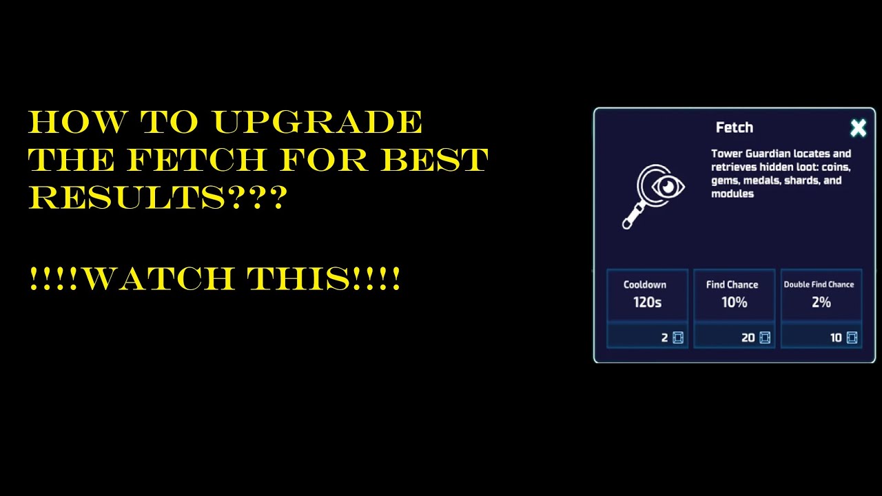 The Idle Tower Defense - Best Upgrade Pathway For Fetch