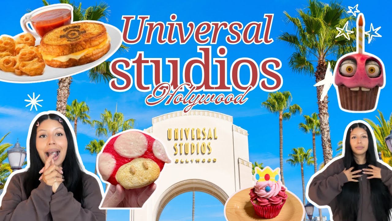 Trying Snacks at UNIVERSAL STUDIOS HOLLYWOOD!