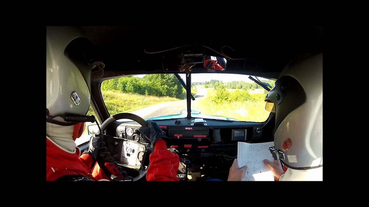 300 Lakes Rally 2012 SS 12 Gaz-Wrc Taavi Niinemets/ Esko Allika OnBoard ( High speed off)