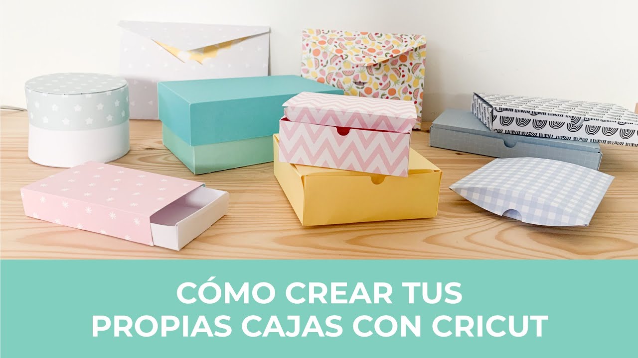 Cómo crear cajas con Cricut
