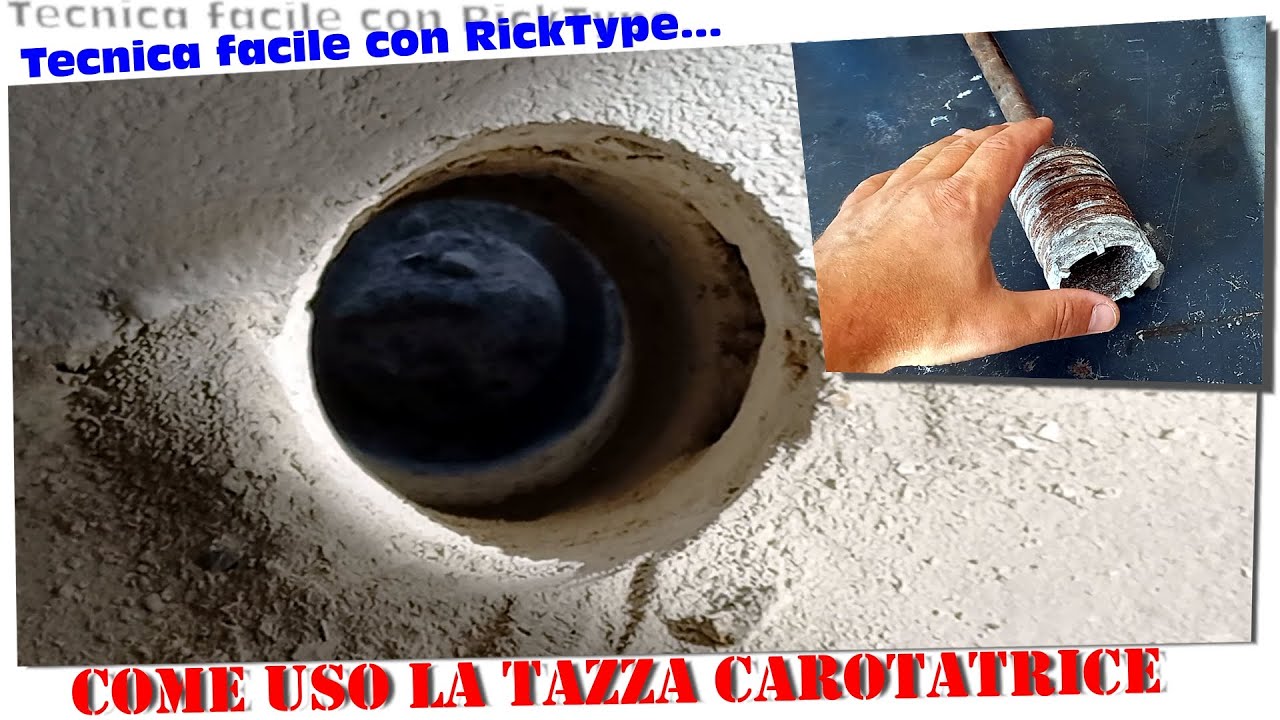 Come fare fori perfetti con tazza carotatrice da muro, da soli in totale sicurezza