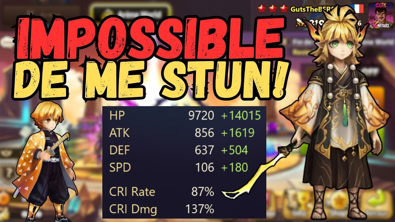 New concept: My mom will explode if I get stunned! SUMMONERS WAR