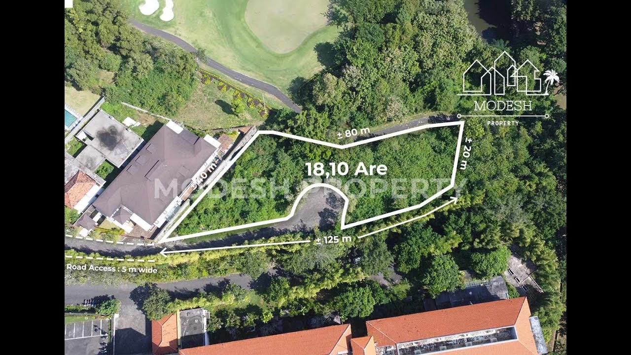 Exclusive 18.10 Are Land in Prime Pecatu Location &ndash; Ocean & Golf Views