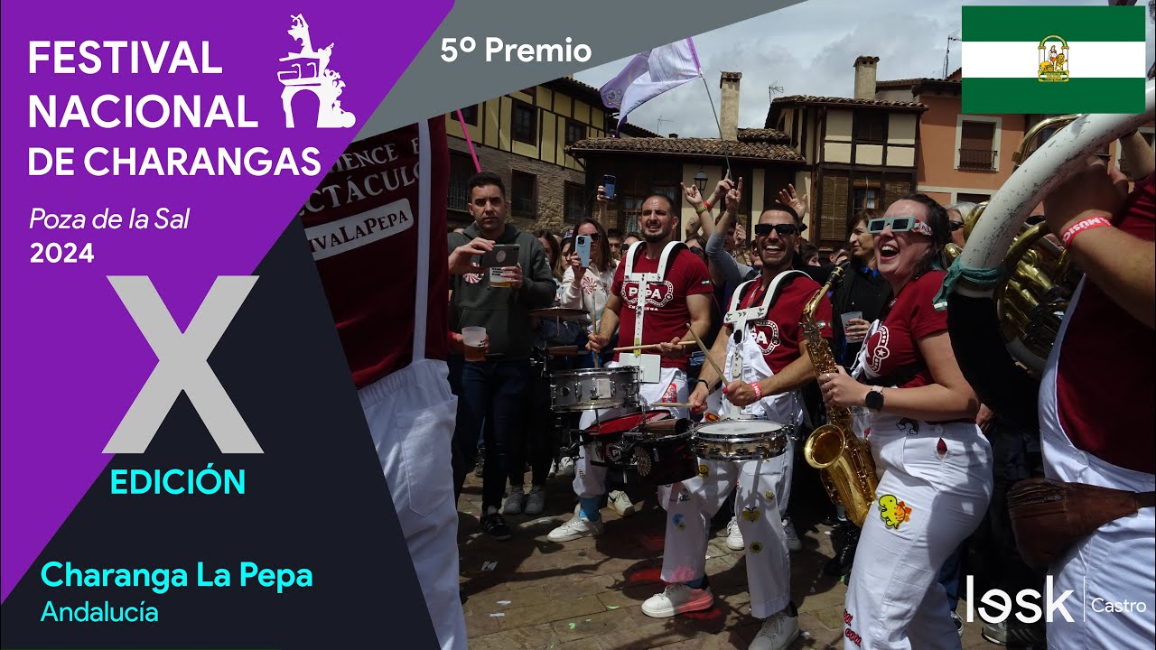 🏅 Charanga La Pepa 🎖️ | Festival Charangas Poza de la Sal 2024  | #charangasPoza