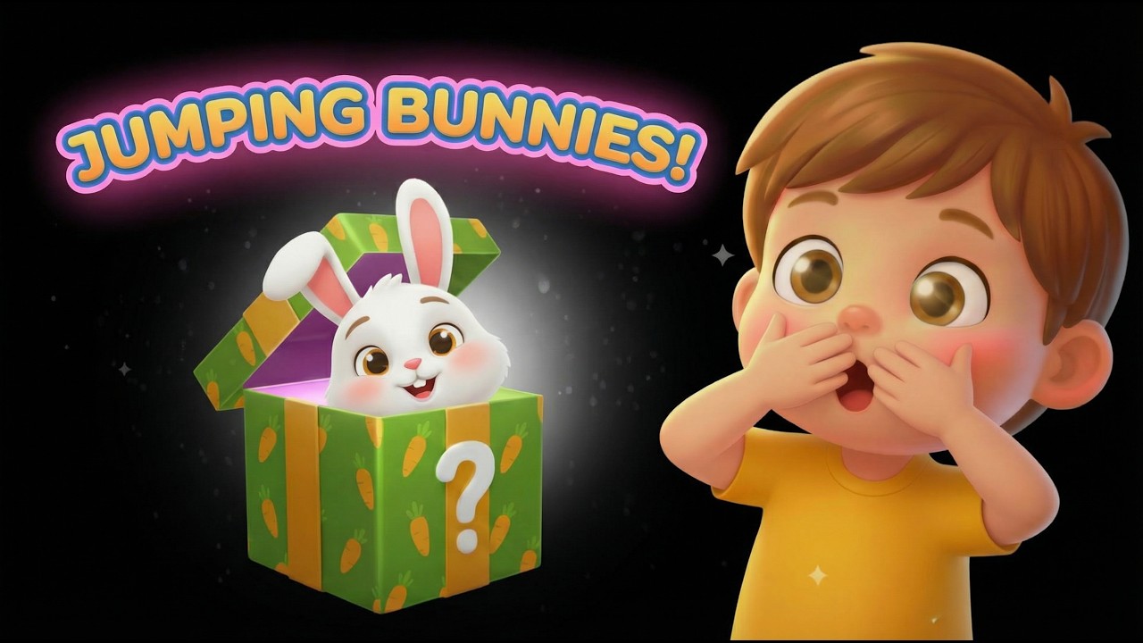🐰🎵 Jumping Bunnies Song | Fun Action Song for Kids 🌈