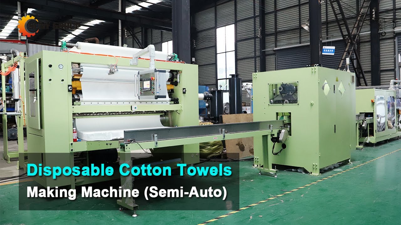 Disposable Cotton Towels Machine | Facial Soft Towel Production Line