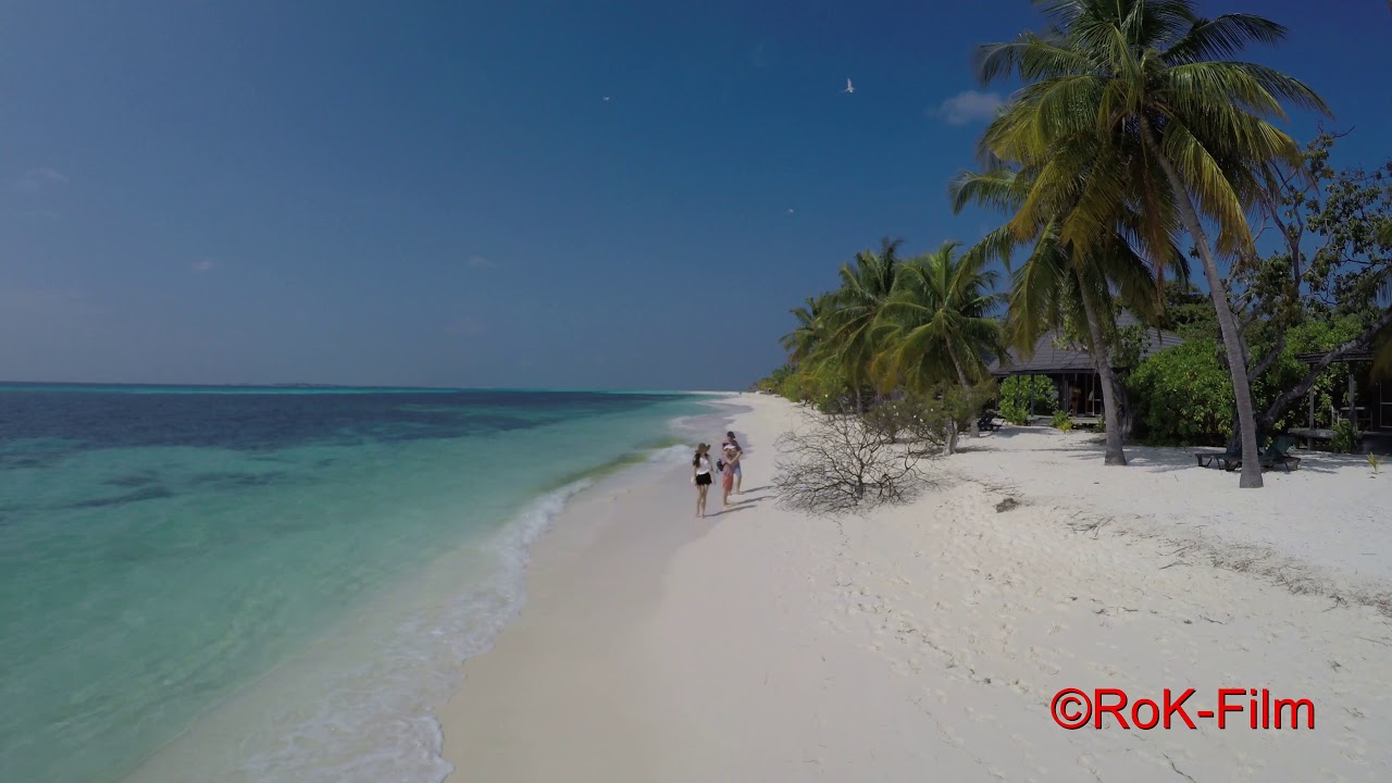 Kuredu - Malediven - Südstrand - Spaziergang - in 4K von ©RoK-Film - Maldives walk south beach