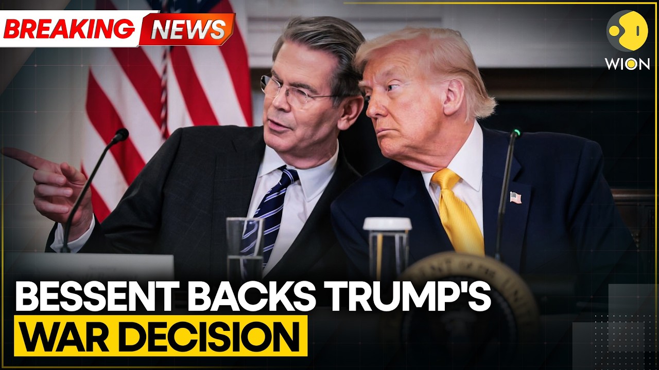 US-Israel Attack Iran | 'Trump Has A Vision Here': Bessent Backs Iran War Decision | WION BREAKING