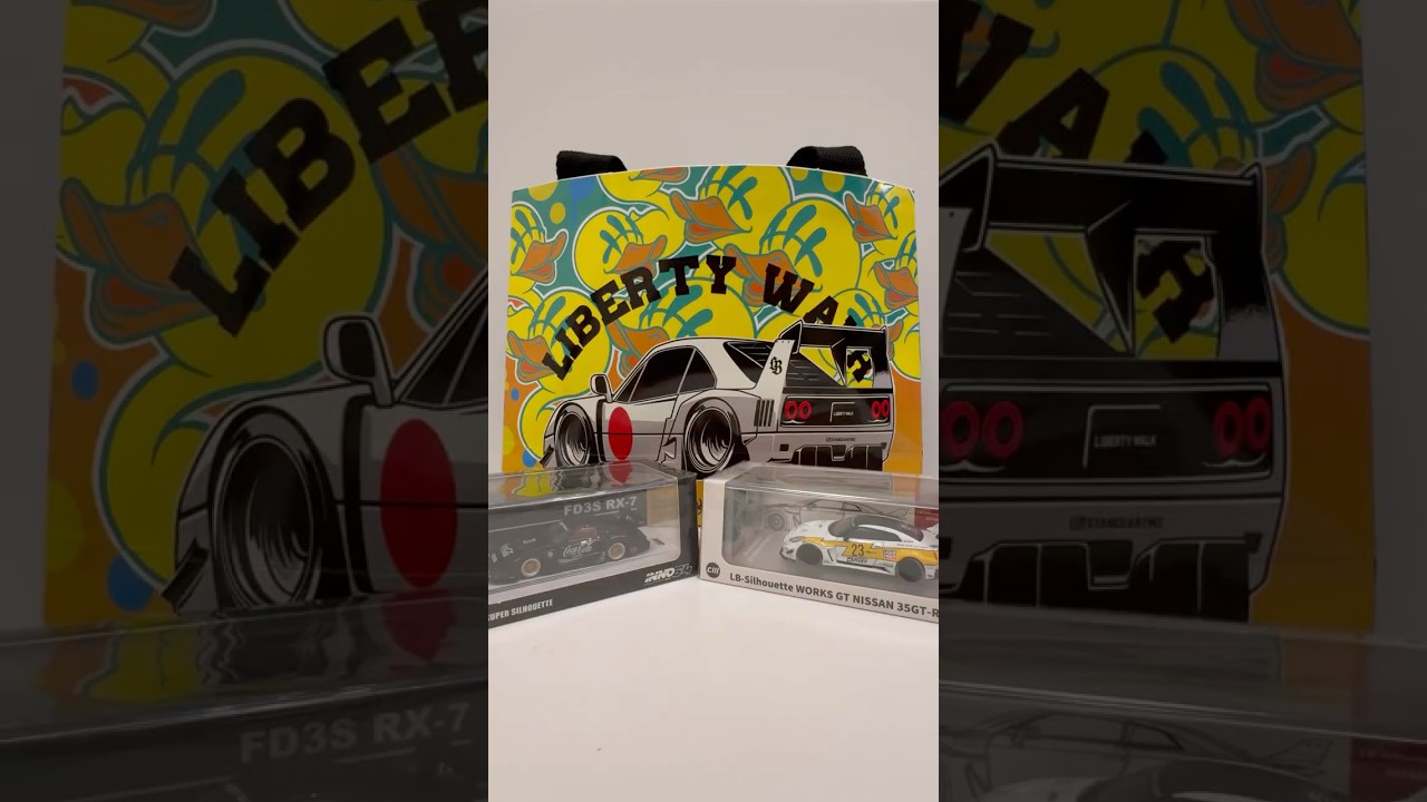Liberty Walk 35GT-RR & RX7 #libertywalk #automobile #subscribe #r35 #nissangtr #diecast
