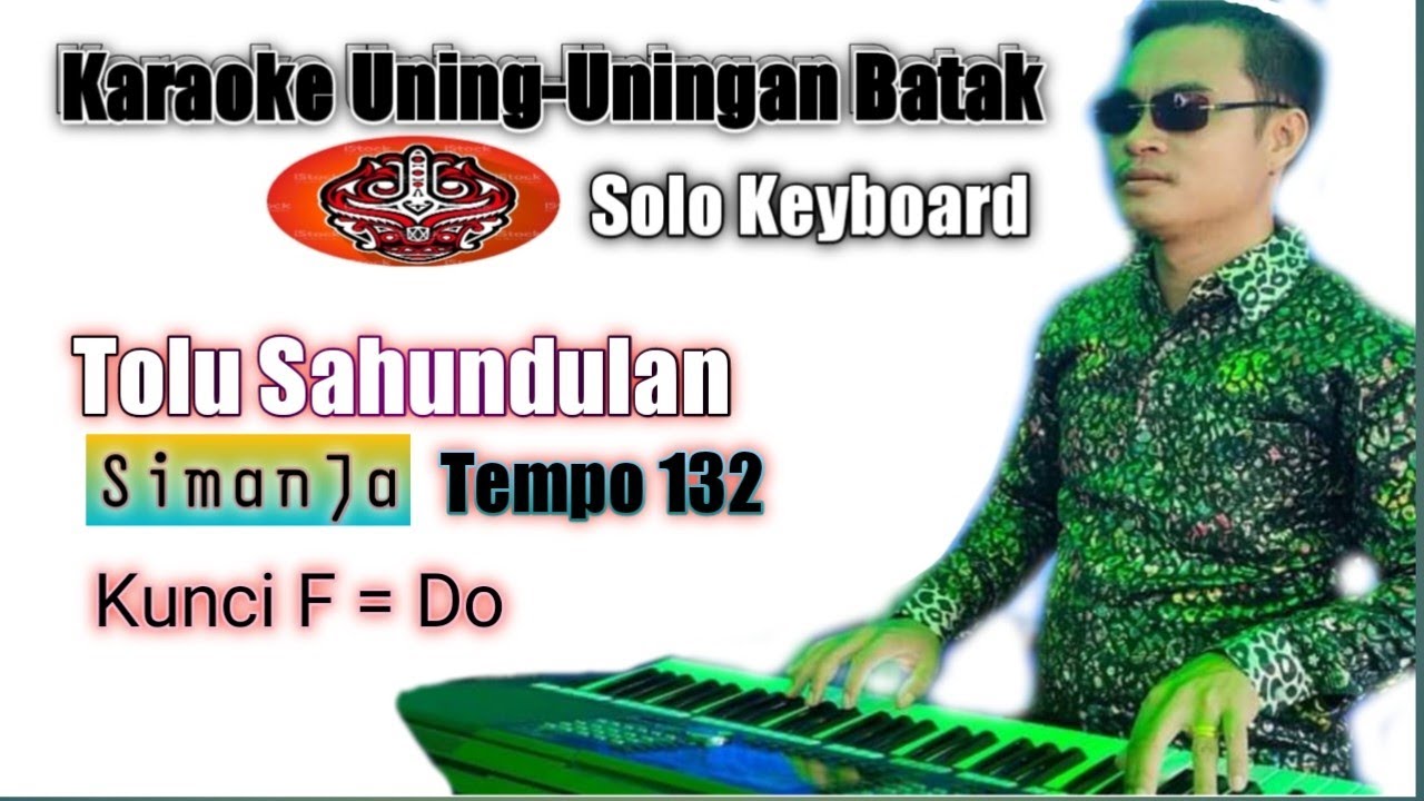 Tolu Sahundulan || Kunci F || Karaoke || Solo Keyboard || P Frans Manik