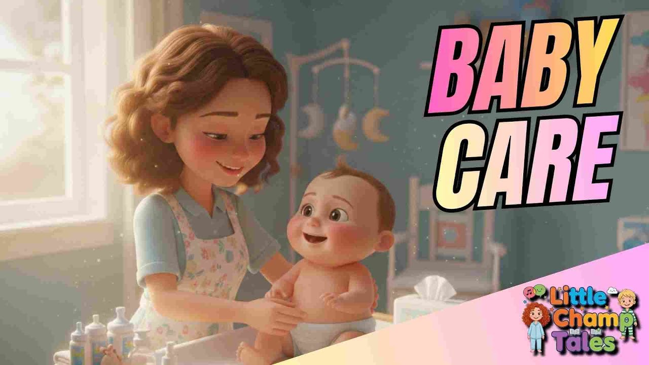 Baby Care Song 🍼👶 | Taking Care of My Little Brother/Sister | Little Champ Tales