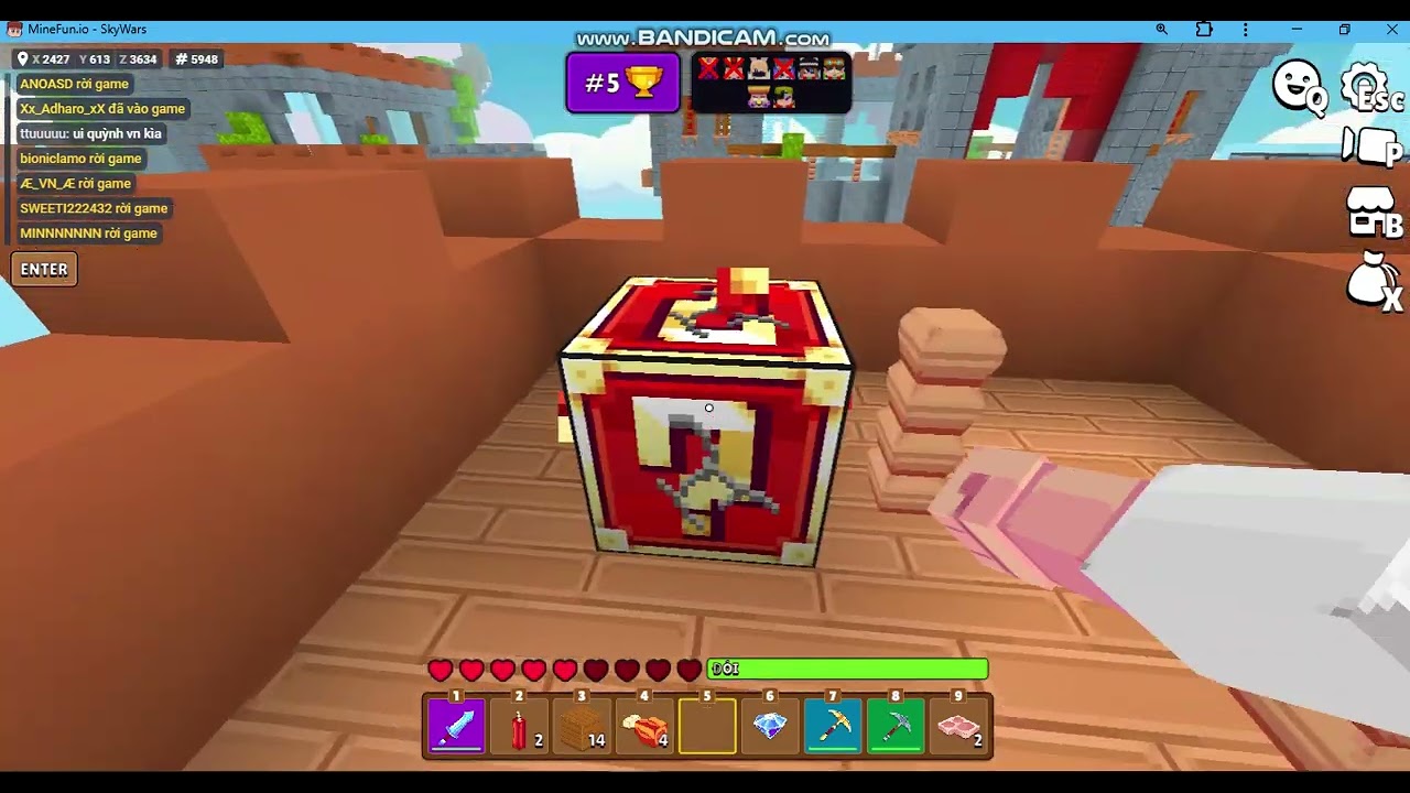 Minefun.io #minefun skywars