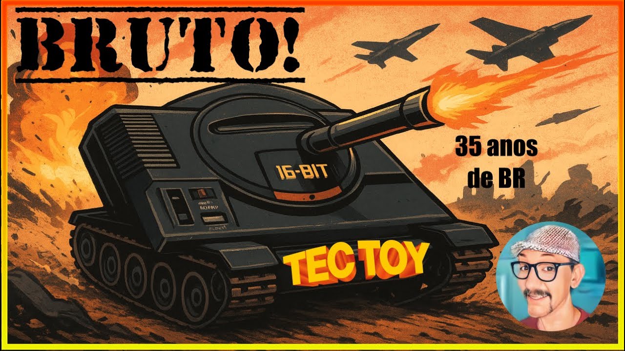 MEGA DRIVE TEC TOY – DANDO UM TRATO NUMA DAS PRIMEIRAS VERSÕES BR DO CONSOLE MAIS ICÔNICO DA SEGA