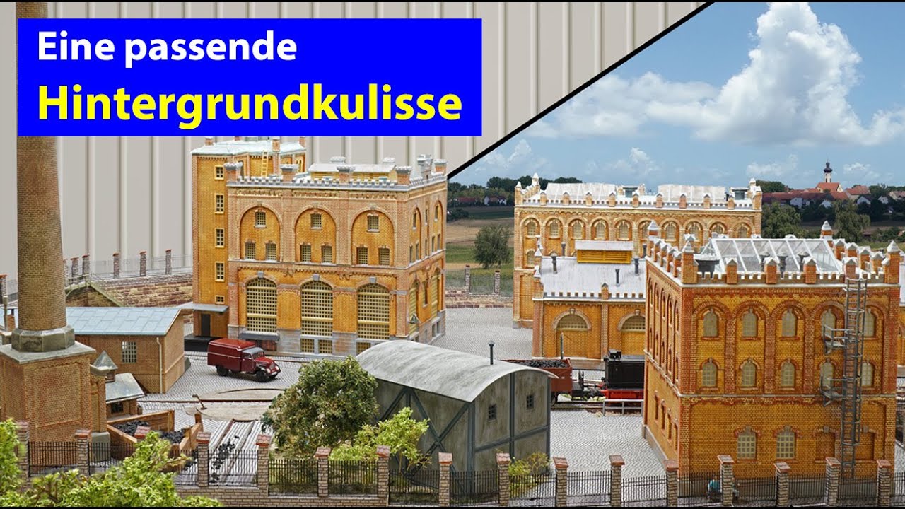 Meine Modellbahn Traumanlage: Passende Hintergrundkulisse