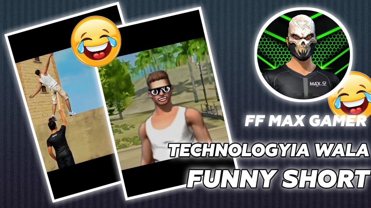 TECHNOLOGYIA WALA FUNNY 🤣 SHORT EDITING TUTORIAL 😂🔥 || @FFMAXGAMER-w3z || Free fire